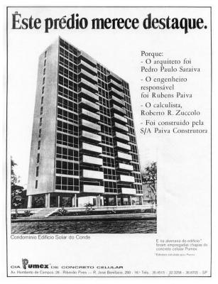 Anúncio do Condomínio Edifício Solar do Conde [título atribuído], sem data. Autoria não identificada. Fonte: O Estado de S. Paulo/Estadão via Arquivo.arq.