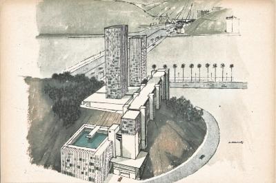 Perspectiva ilustrativa. Fonte: Fonte: Senhor, ago. 1963.